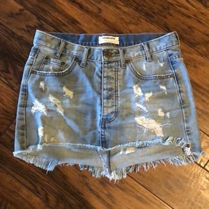 Denim One Teaspoon Skirt